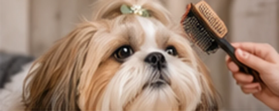 Shih Tzu — Pielęgnacja sierści
